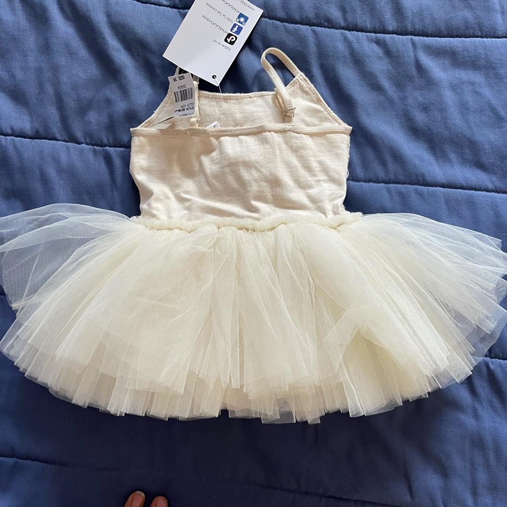 Ooh!La La!Couture Ivory baby girl dress - Picture 3 of 7
